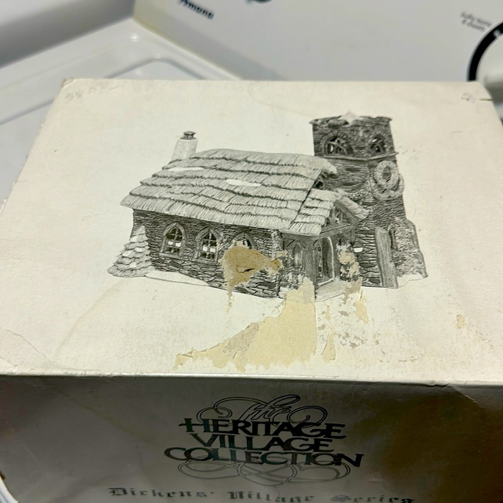 Vintage Department 56 Ivy Glen Church 1988